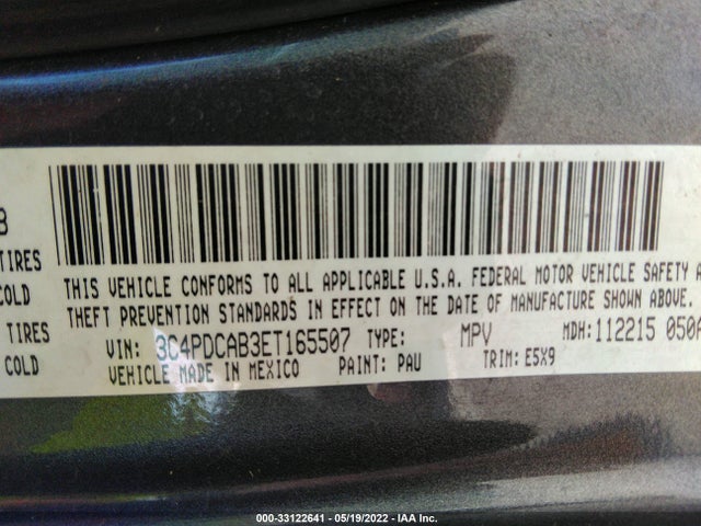 Dodge Journey American Value Pkg 2014 3C4PDCAB3ET165507 Image 10