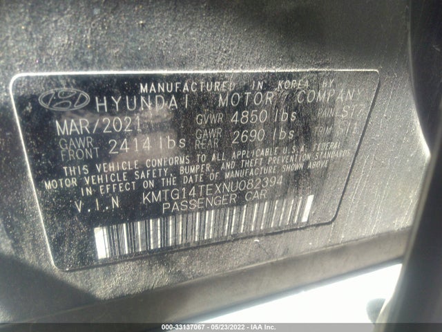 2022 Genesis G70, VIN: KMTG14TEXNU082394