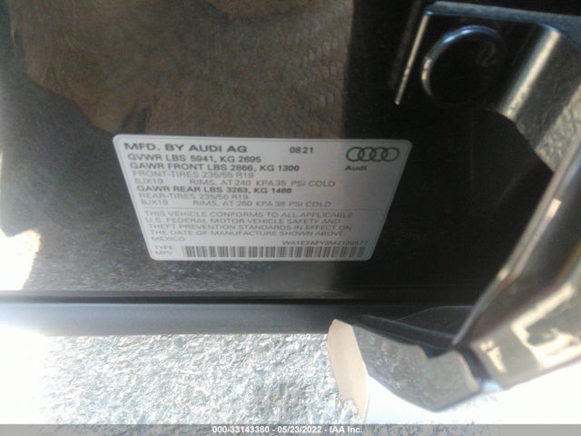 2021 Audi Q5, VIN: WA1E2AFY3M2139577