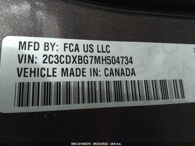 Dodge Charger Sxt Rwd 2021 2C3CDXBG7MH504734 Image 9