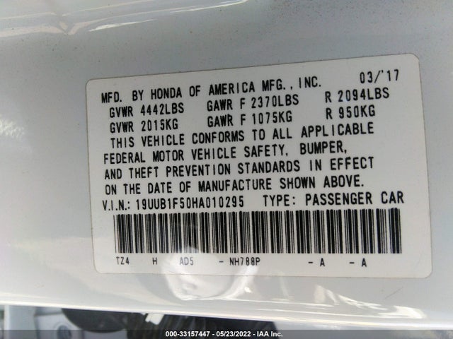 Acura Tlx W/technology Pkg 2017 19UUB1F50HA010295 Image 11