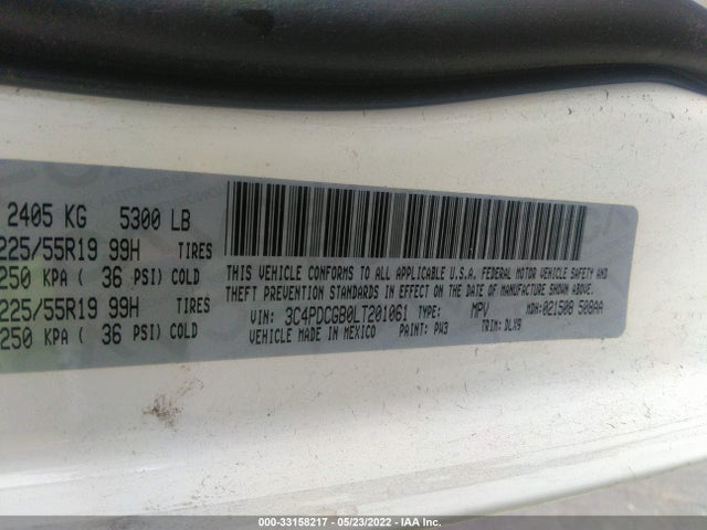 Dodge Journey Crossroad 2020 3C4PDCGB0LT201061 Image 9