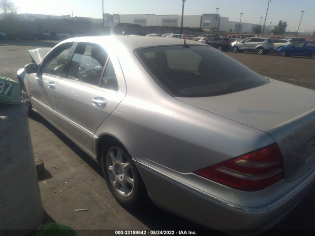 2000 MERCEDES-BENZ S CLASS VIN: WDBNG75J8YA125487