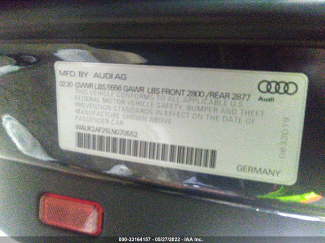 2020 Audi A6, VIN: WAUK2AF25LN070552