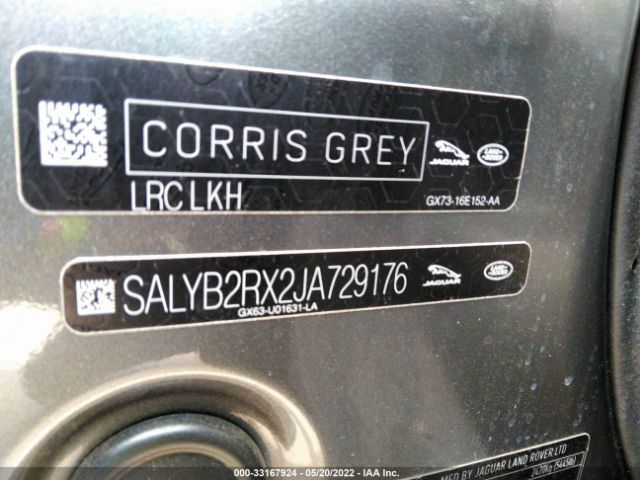 SALYB2RX2JA729176 Land Rover Range Rover Velar S