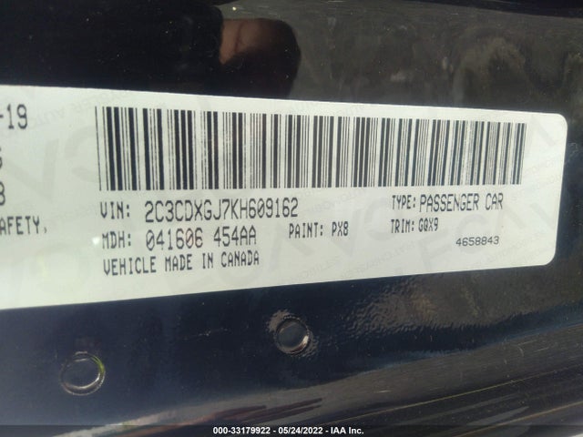Dodge Charger Scat Pack 2019 2C3CDXGJ7KH609162 Image 9
