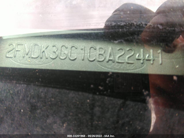 2012 FORD EDGE VIN: 2FMDK3GC1CBA22441