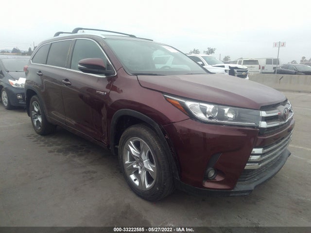 2019 Toyota Highlander, VIN: 5TDDGRFH3KS060417