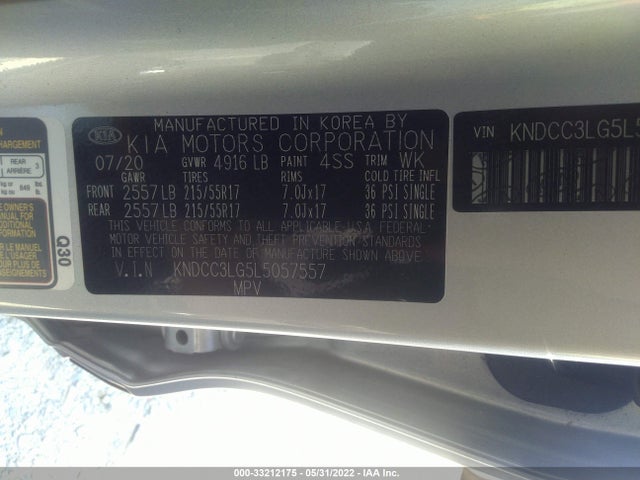 2020 Kia Niro, VIN: KNDCC3LG5L5057557