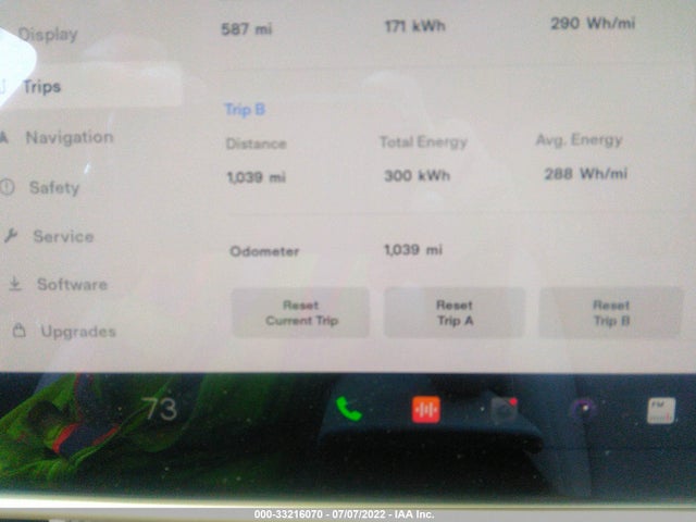 2022 Tesla Model S, VIN: 5YJSA1E5XNF470853