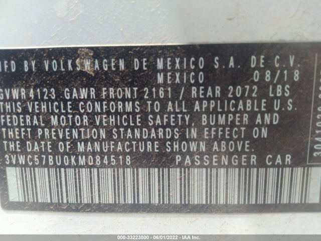 Volkswagen Jetta R-line 2019 3VWC57BU0KM084518 Image 10
