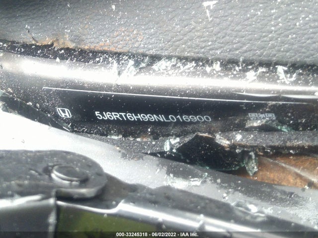 2022 Honda CR-V, VIN: 5J6RT6H99NL016900