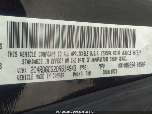 Dodge Grand Caravan Sxt 2013 2C4RDGCG2DR514943 Image 10