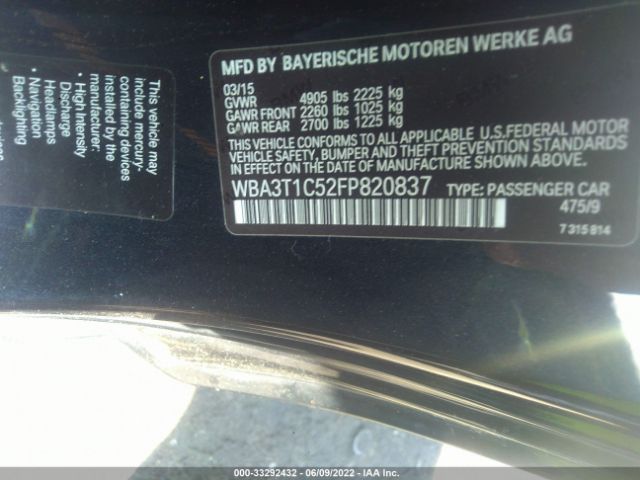 WBA3T1C52FP820837 BMW 4 Series 428i Xdrive