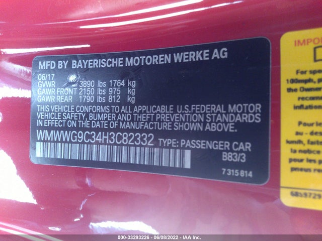 2017 Mini Roadster, VIN: WMWWG9C34H3C82332