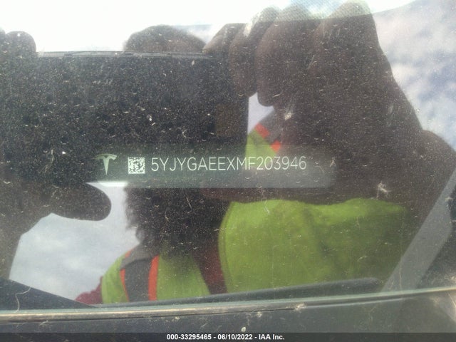 Tesla Model Y Long Range 2021 5YJYGAEEXMF203946 Image 9