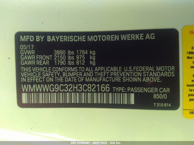 2017 Mini Roadster, VIN: WMWWG9C32H3C82166