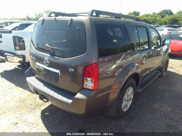 2008 NISSAN PATHFINDER VIN: 5N1AR18U08C608601