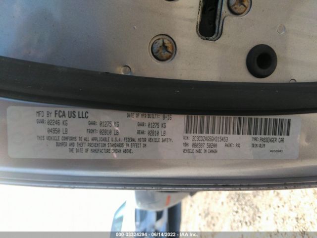 2C3CDZAG5GH315453 Dodge Challenger Sxt Plus