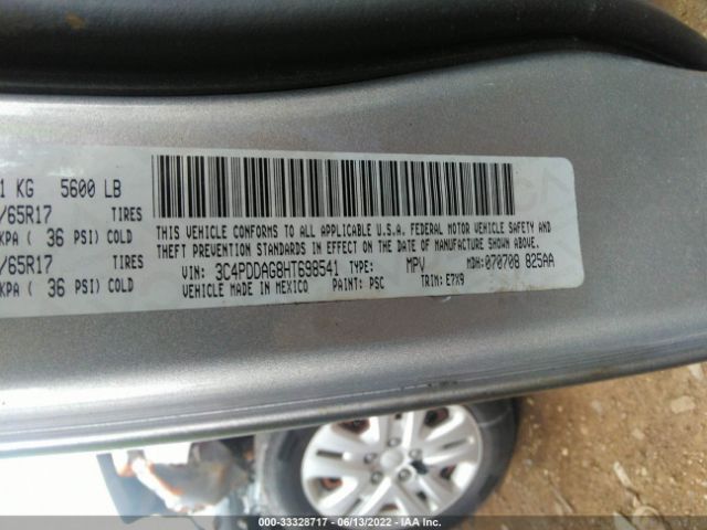 3C4PDDAG8HT698541 Dodge JOURNEY SE