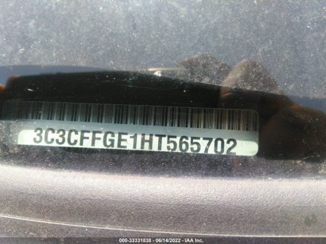 3C3CFFGE1HT565702 Fiat 500E