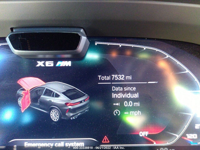 2021 BMW X6, VIN: 5YMCY0C09M9F57261