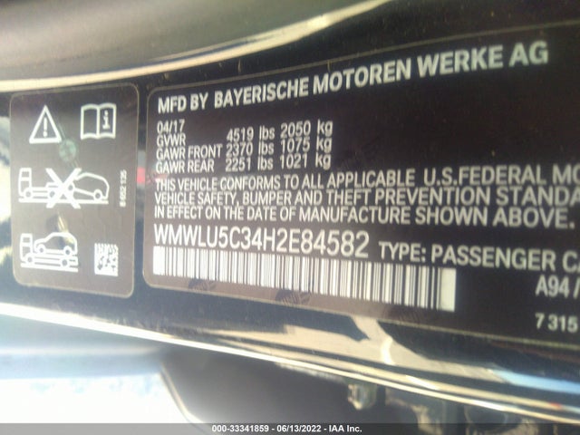 2017 Mini Clubman, VIN: WMWLU5C34H2E84582