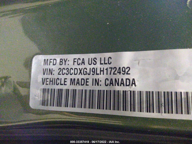 Dodge Charger Scat Pack 2020 2C3CDXGJ9LH172492 Image 9