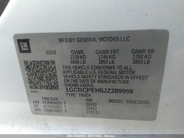 Chevrolet Silverado 1500 Custom 2018 1GCRCPEH5JZ289959 Image 11