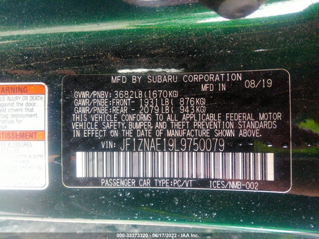 2020 Toyota 86, VIN: JF1ZNAE19L9750079