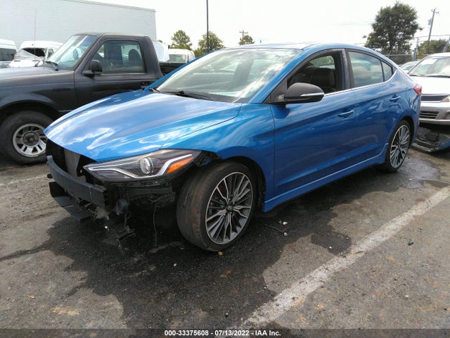 2018 HYUNDAI ELANTRA SPORT VIN: KMHD04LB8JU540837