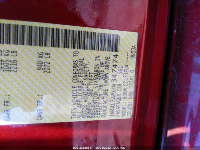 1N4AL3APXFN347474 Nissan ALTIMA 2.5