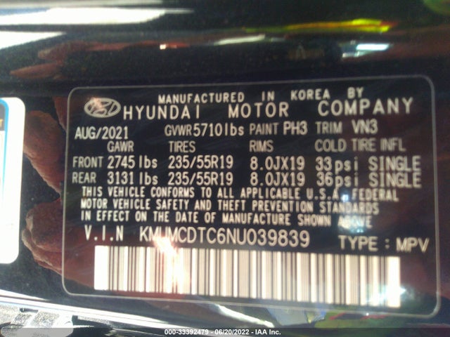 2022 Genesis GV70, VIN: KMUMCDTC6NU039839