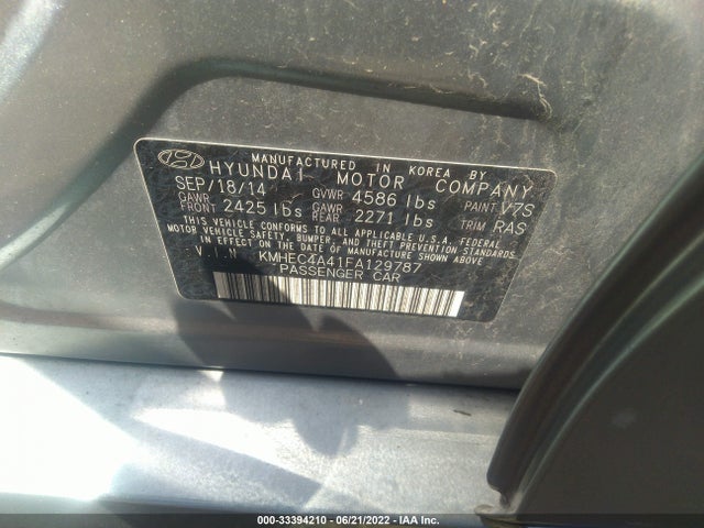 2015 Hyundai Sonata, VIN: KMHEC4A41FA129787