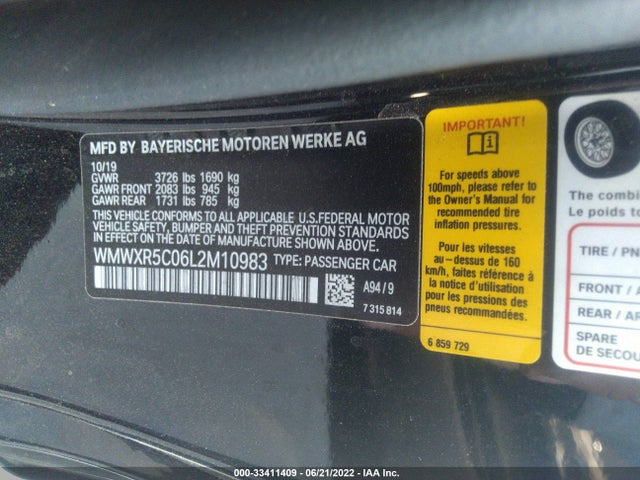 2020 Mini Cooper, VIN: WMWXR5C06L2M10983