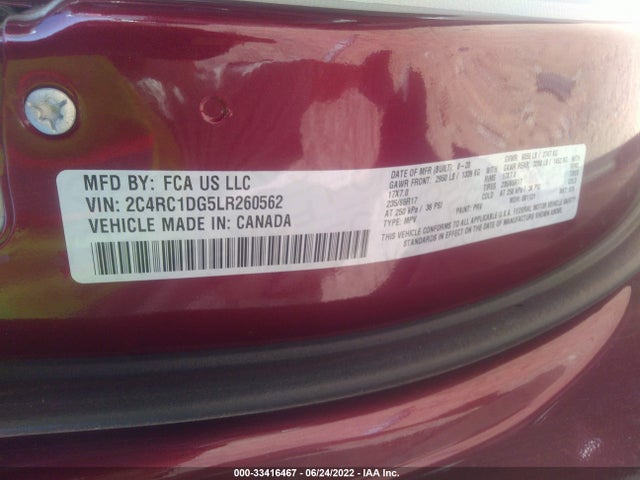 2020 Chrysler Voyager, VIN: 2C4RC1DG5LR260562