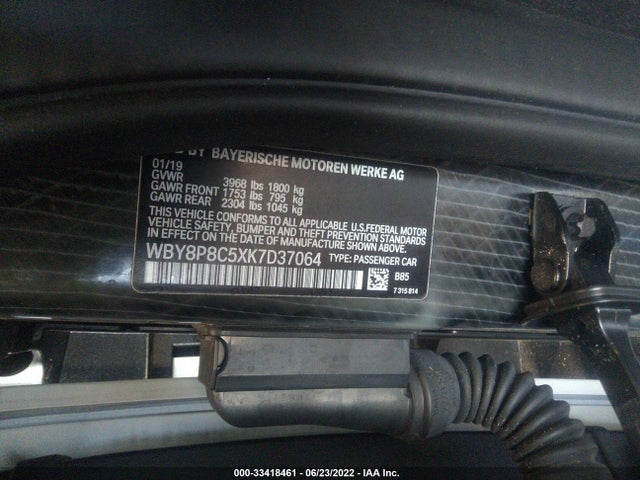 2019 BMW i3, VIN: WBY8P8C5XK7D37064