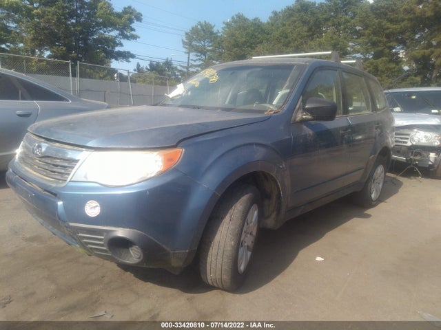 2010 SUBARU FORESTER 2.5X VIN: JF2SH6ACXAH732136