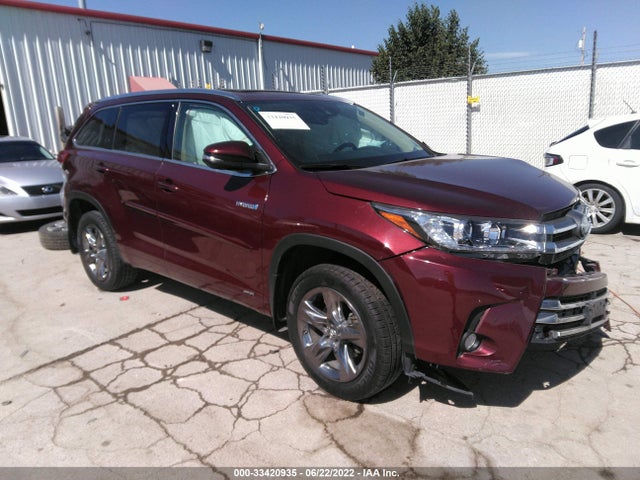 2017 Toyota Highlander, VIN: 5TDDGRFH9HS036020