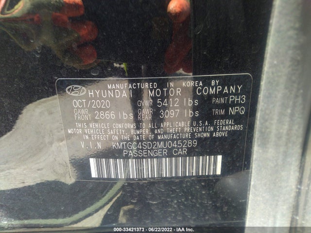 2021 Genesis G80, VIN: KMTGC4SD2MU045289