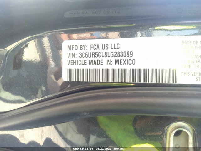 2020 Ram 2500, VIN: 3C6UR5CL8LG283099