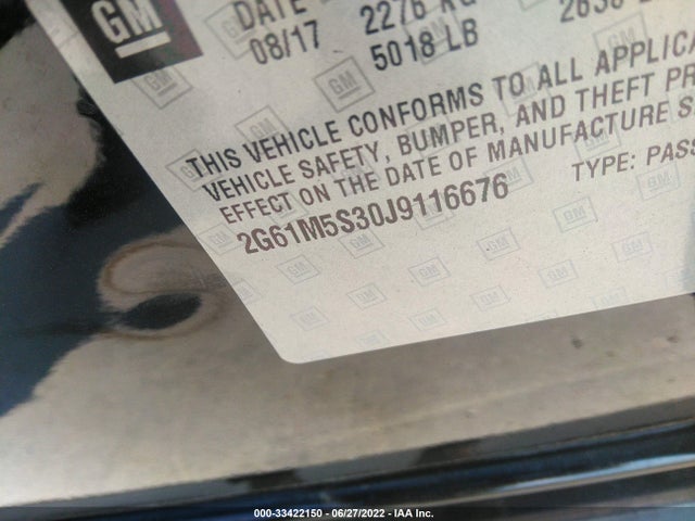 2018 Cadillac XTS, VIN: 2G61M5S30J9116676