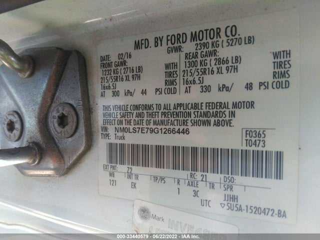 Ford Transit Connect Xl 2016 NM0LS7E79G1266446 Image 9
