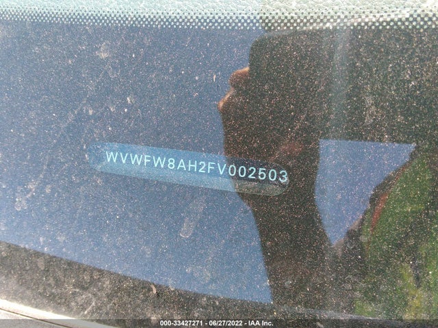 2015 Volkswagen Eos, VIN: WVWFW8AH2FV002503