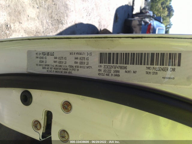 2015 Dodge Challenger, VIN: 2C3CDZAT6FH788306