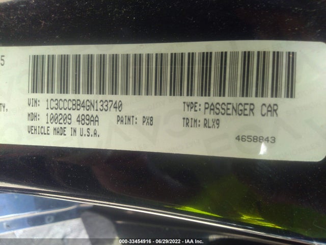 Chrysler 200 S 2016 1C3CCCBB4GN133740 Image 9