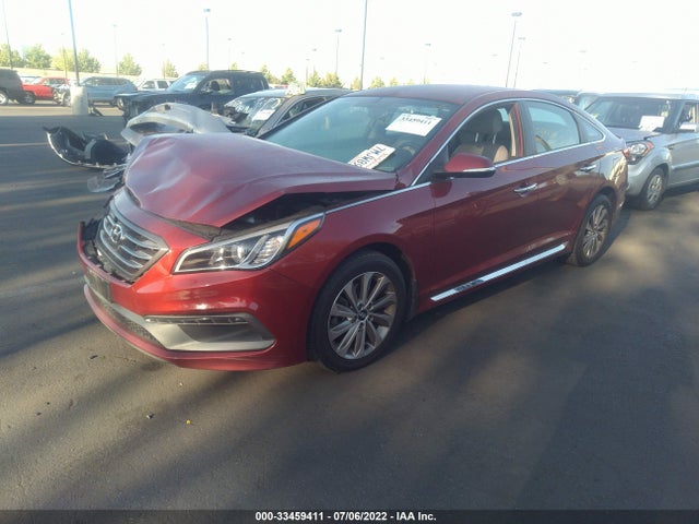 2015 HYUNDAI SONATA 2.4L SPORT VIN: 5NPE34AF0FH222489