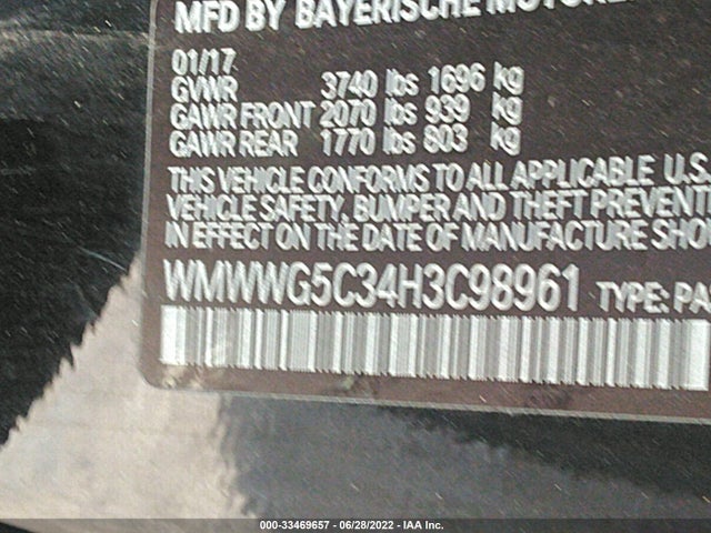 2017 Mini Roadster, VIN: WMWWG5C34H3C98961