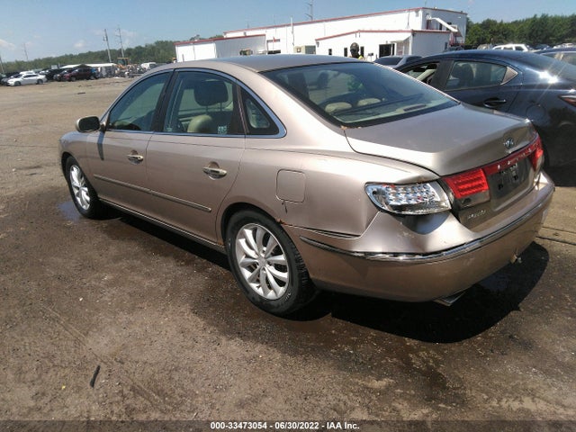 2006 HYUNDAI AZERA SE/LIMITED VIN: KMHFC46FX6A134954