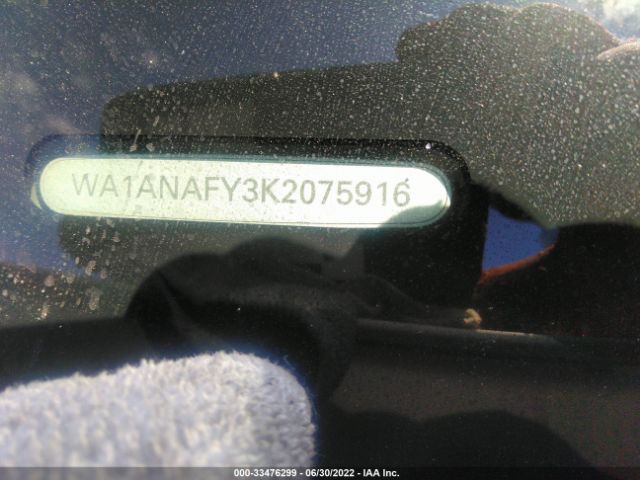 2019 AUDI Q5 WA1ANAFY3K2075916 Photo 8